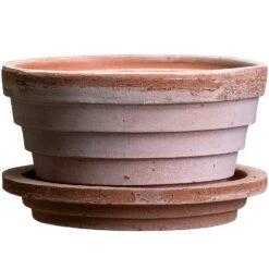 Bergs Potter Planet Topf Mit Unterteller Rosa Ø12 Cm