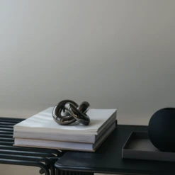 Knot Table Dekoration Dark Silver, Small -Einrichtungsgeschäft cooee design knot tischdekoration 5