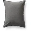 Calm Kissenbezug Leinen 50x60 Cm, Dunkelgrau Melange