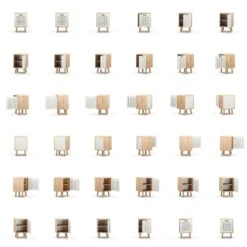 Ray Nachttisch, Eiche / Weiß -Einrichtungsgeschäft department ray bedside table 6