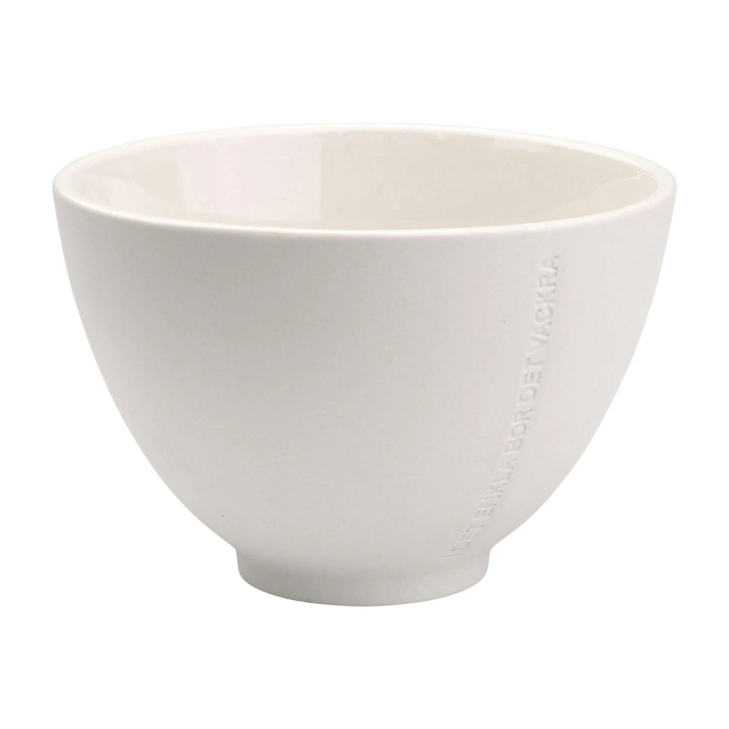 Ernst Zitat Schüssel "I Det Enkla", Weiß 1 Ernst Zitat Schüssel "I Det Enkla", Weiß