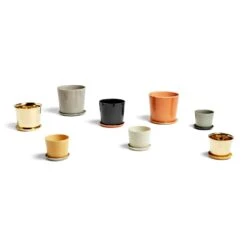 Hay Botanical Topf Mit Teller Hellgrau , 18 Cm -Einrichtungsgeschäft hay pflanzentopfopf mit teller hellgrau 3