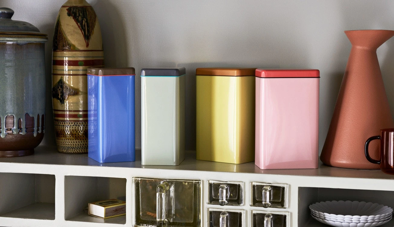 Hay Tin By Sowden Aufbewahrungsdose, Rosa/Rot 3 Hay Tin By Sowden Aufbewahrungsdose, Rosa/Rot – Bild 3