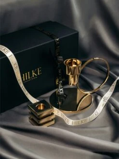 Cara Kerzenständer, Messing -Einrichtungsgeschäft hilke collection cara kerzenstander 3