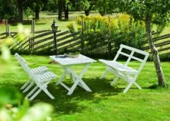 Torpet Tischgarnitur 4 Sitzplätze, Weiß -Einrichtungsgeschäft hillerstorp torpet tischgarnitur 4 sitzplatze 4