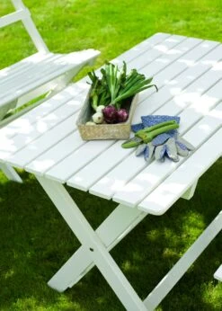 Torpet Tischgarnitur 4 Sitzplätze, Weiß -Einrichtungsgeschäft hillerstorp torpet tischgarnitur 4 sitzplatze 6