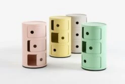 Kartell Componibili Bio Container, Creme -Einrichtungsgeschäft kartell componibili bio aufbewahrungsbehalter 0