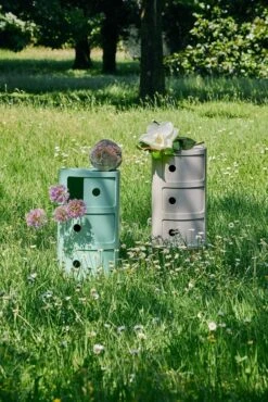 Kartell Componibili Bio Container, Creme -Einrichtungsgeschäft kartell componibili bio aufbewahrungsbehalter 9
