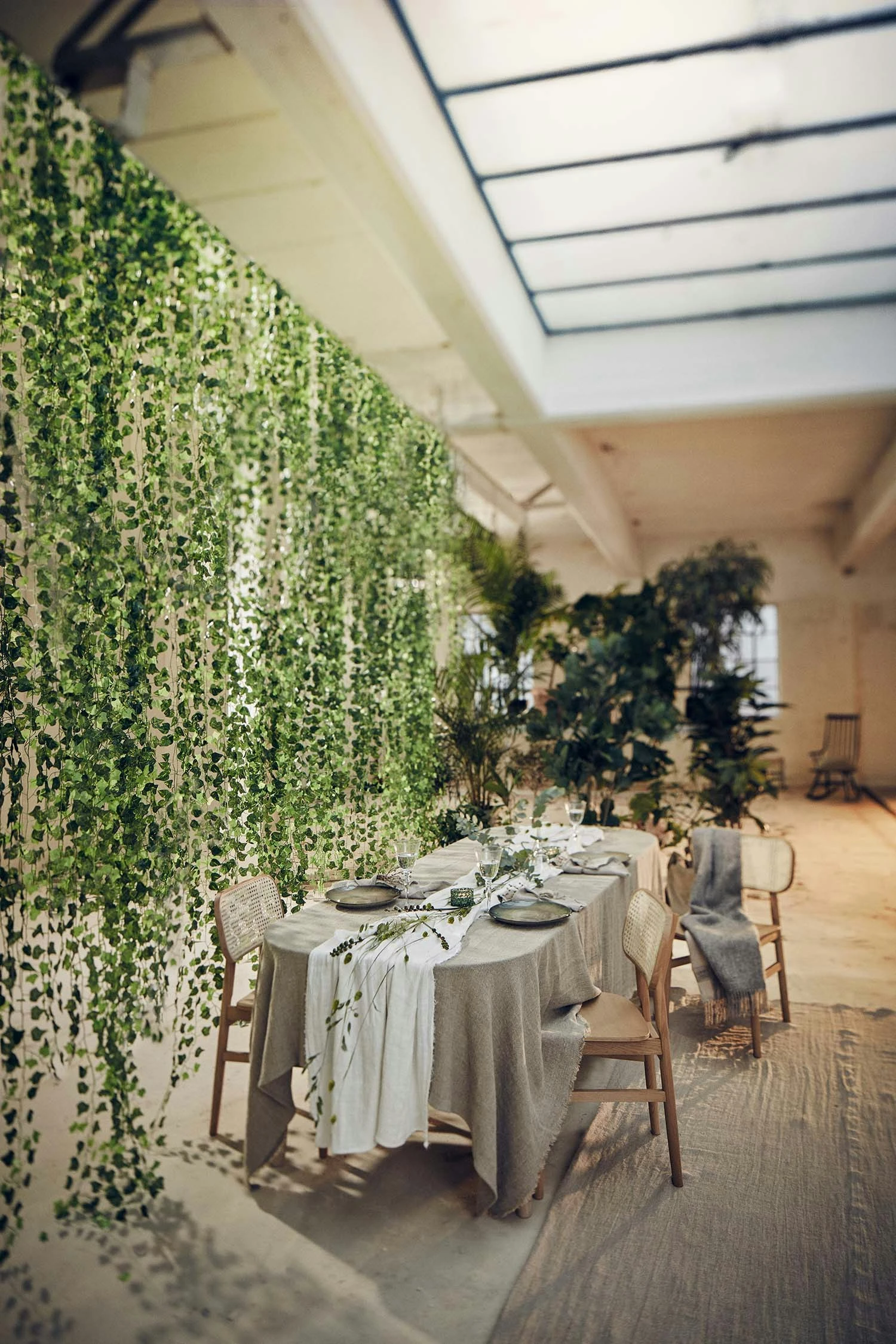 Lovely Tischdecke 145x300 Cm, Natural Beige 2 Lovely Tischdecke 145x300 Cm, Natural Beige – Bild 2