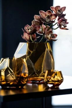 Iglo Laterne 22 Cm, Warm Cognac -Einrichtungsgeschäft magnor iglo lantern vase 22 cm warm cognac 3