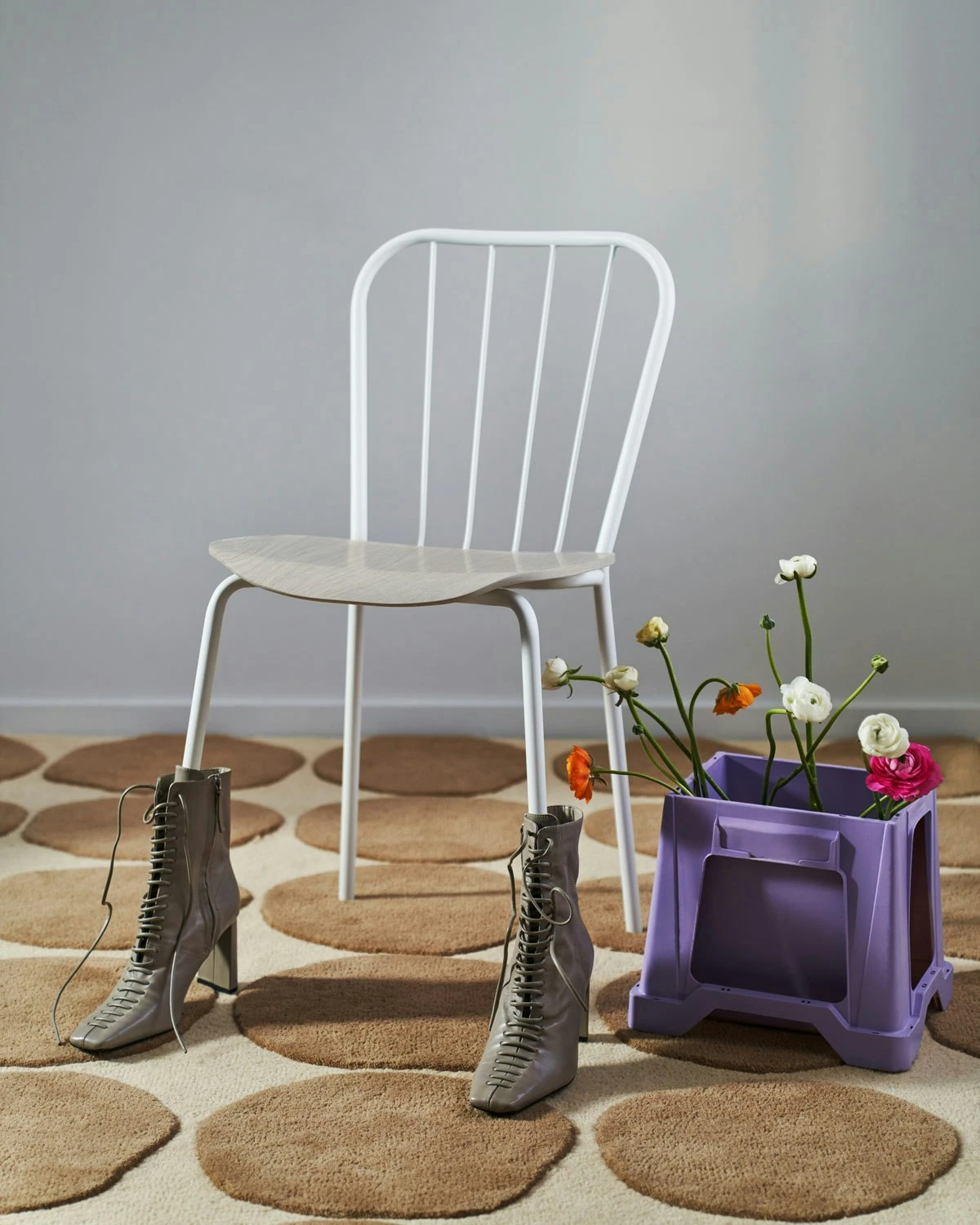 Maze Same Esszimmerstuhl, Weiß/Weiß-Eiche 4 Maze Same Esszimmerstuhl, Weiß/Weiß-Eiche – Bild 4