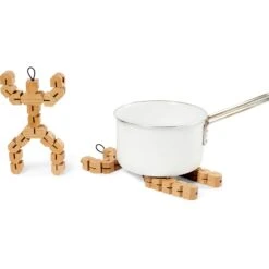 Spring Copenhagen Clumsy Hans Topfuntersetzer, Eiche 20 Cm -Einrichtungsgeschäft spring copenhagen grytunderlagg clumsy hans 199 cm ek 8