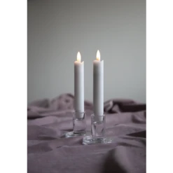 Star Trading Flamme LED Antike Kerze Weiß 2-er Set, 15 Cm -Einrichtungsgeschäft star trading flamme led antike kerze wei 2 er set 6