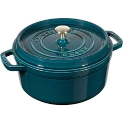 Staub Kokotte Rund 26 Cm 5,2 L, Benzinblau