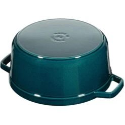 Staub Kokotte Rund 26 Cm 5,2 L, Benzinblau 7 Staub Kokotte Rund 26 Cm 5,2 L, Benzinblau -Einrichtungsgeschäft staub la mer rund gryta 24 cm petroleum bla 38 l 8