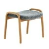 Swedese Lamino Hocker Schafsfell/Eiche, Scandinavian Grey