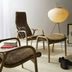 Swedese Lamino Hocker Schafsfell/Eiche, Scandinavian Grey -Einrichtungsgeschäft swedese lamino hocker schafsfell eiche 12